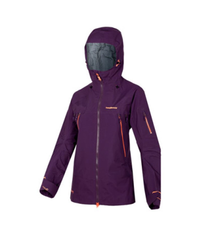 CHAQUETA TRX2 SHELL WM PRO Morado/Naranja