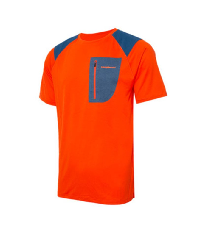 Camiseta Trx2 Pro Short Hombre Tangerine Tango/Azul marroquí