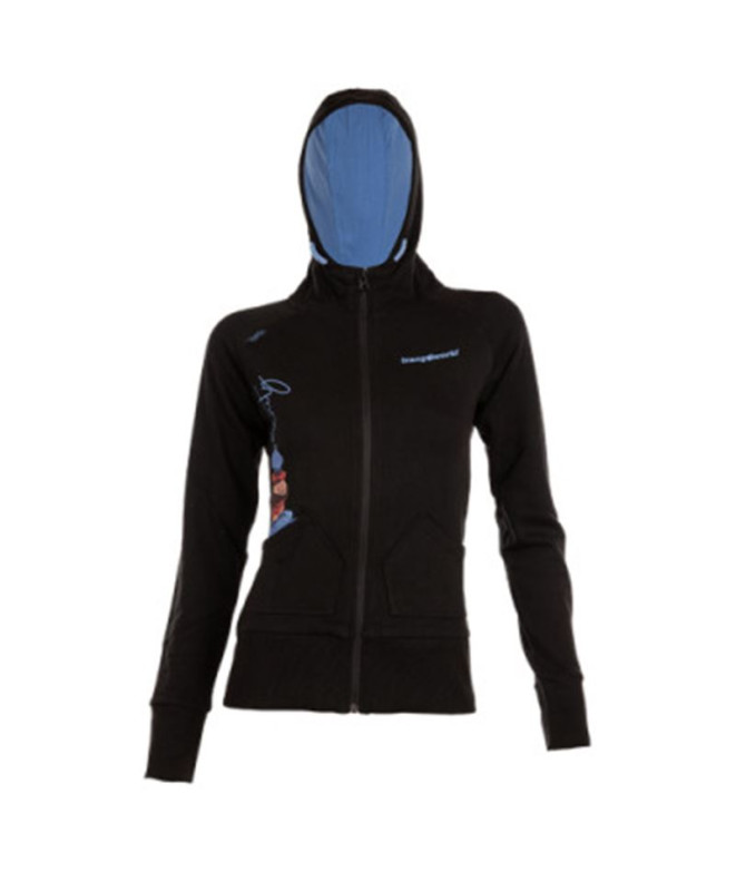 Chaqueta Trangoworld Serenity Mujer Caviar/Azul Aciano
