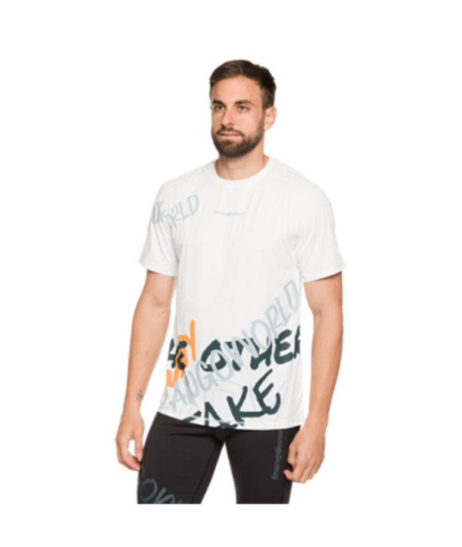 Camiseta Trail Trangoworld Homem de Fouly White