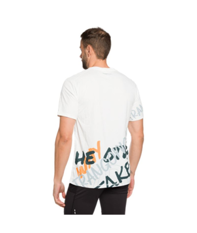Camiseta Trail Trangoworld Homem de Fouly White