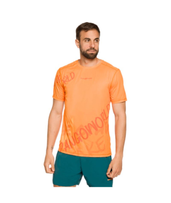 Camiseta Trail Trangoworld Homem de Fouly Orange
