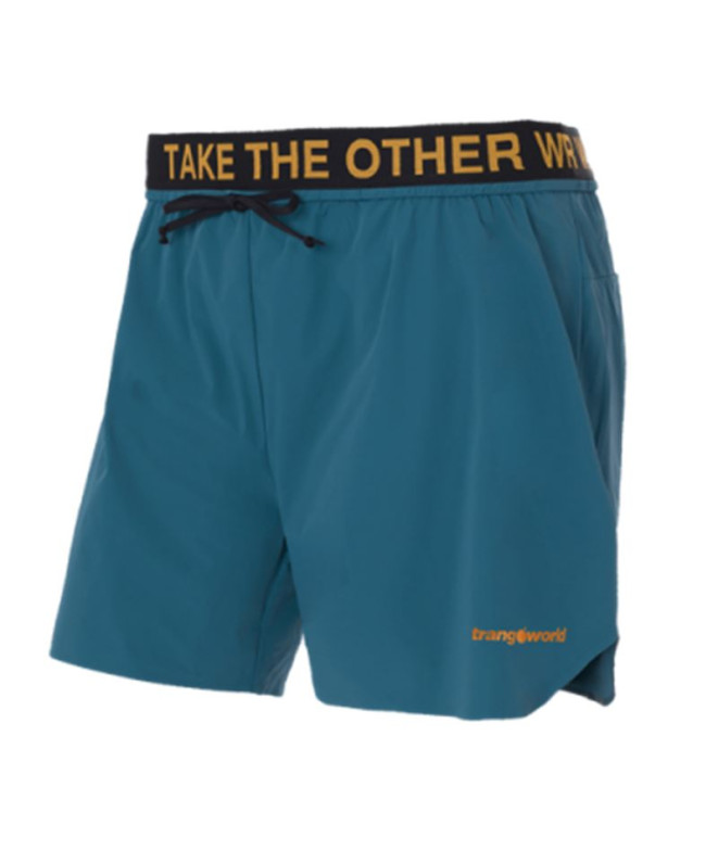 Pantalón de Trail Trangoworld Pant. Corto Servoz Hombre Verde Oscuro