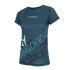 Camiseta de Trail Trangoworld Laurel Mujer Verde Oscuro
