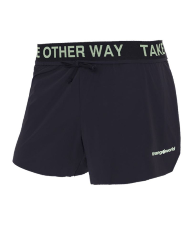 Calça Trail Trangoworld de Calças. Mulher Calções Larues Preto