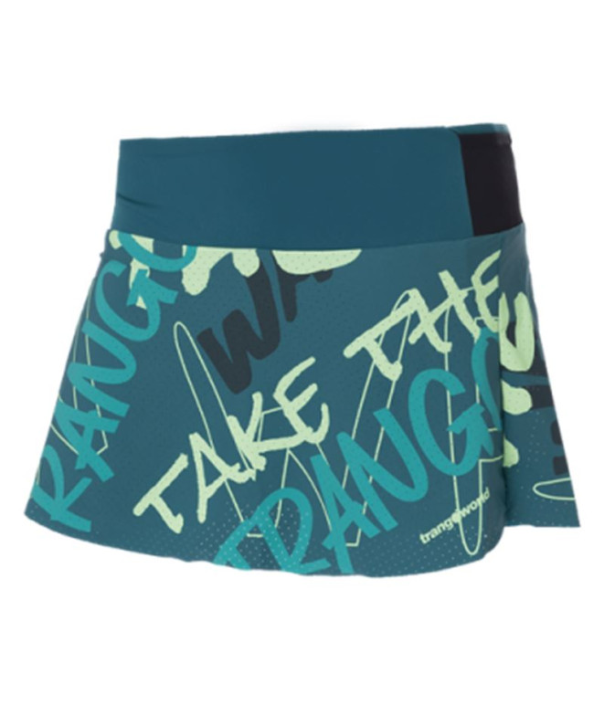 Falda de Trail Trangoworld Arruiz Mujer Verde Oscuro