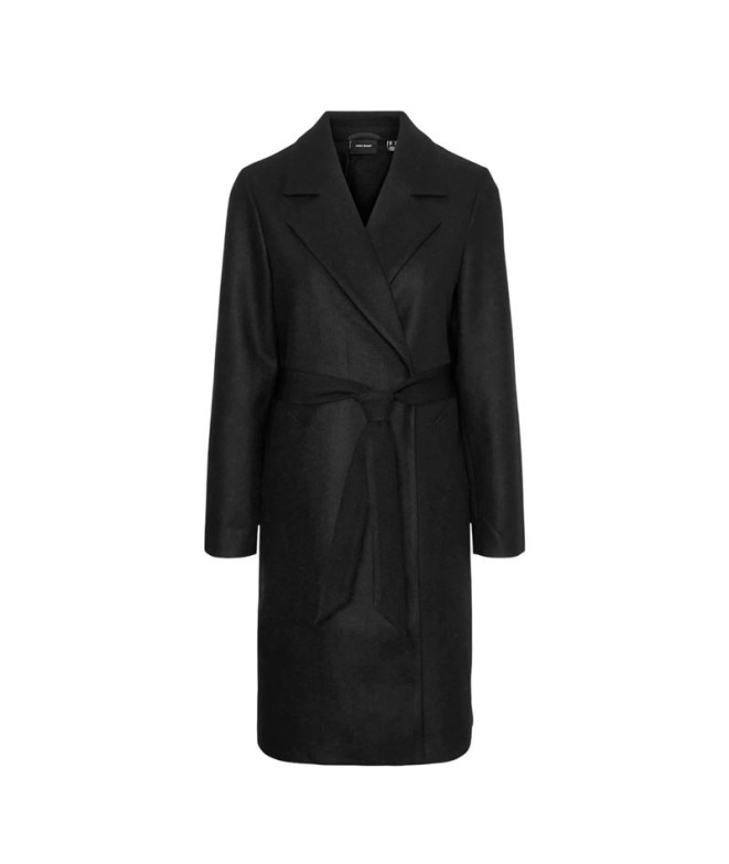 Casaco Casaco comprido Vero Moda fortuneaya Preto Mulher