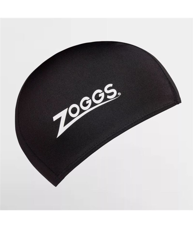 Bonnet Natation de Zoggs Polyester Noir/Noir