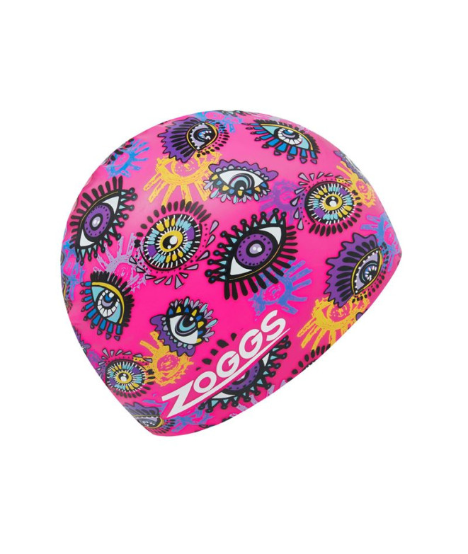 Bonnet Natation par Zoggs Silicone Printed Look Inside