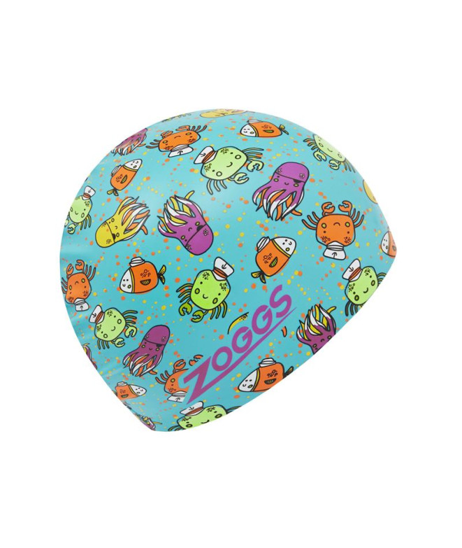 Bonnet Natation by Zoggs Silicone Printed Sea Play