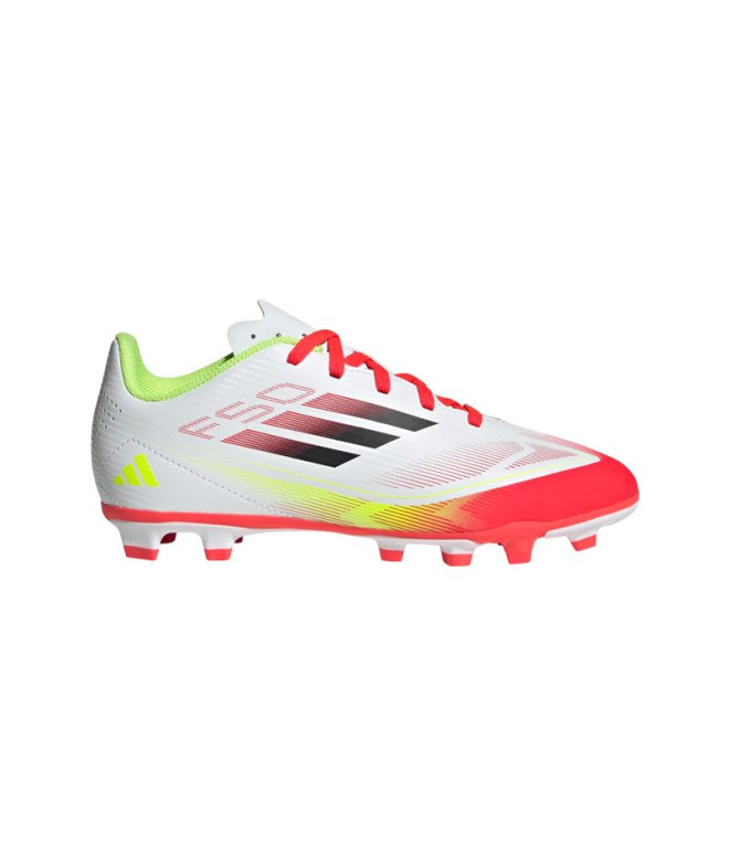 Botas de Fútbol adidas F50 Club Fg/Mg Infantil Blanco