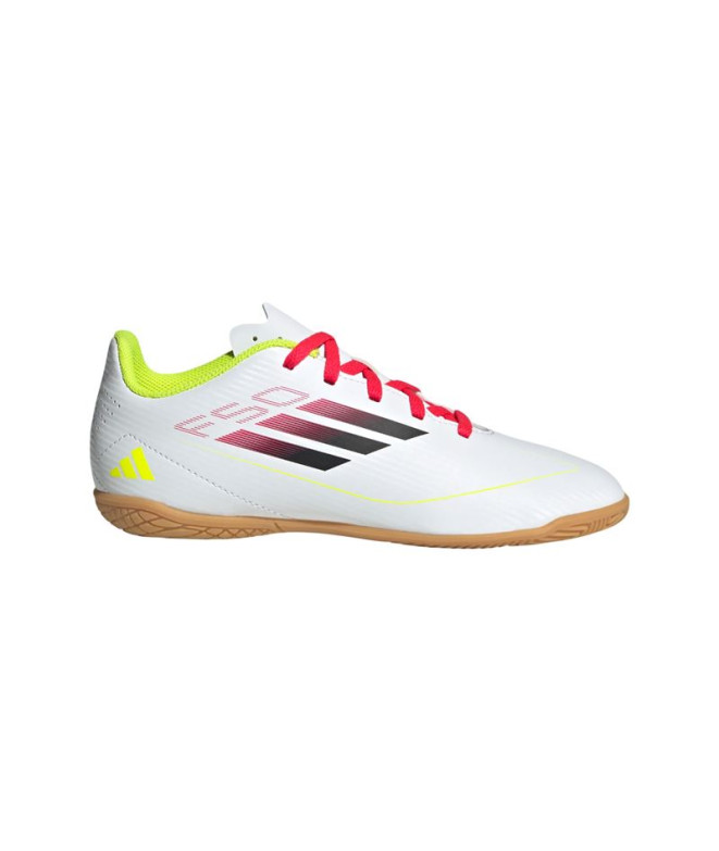 Sapatilhas de Futebol Sala adidas Infantil F50 Club em branco