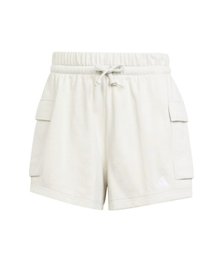 Pantalones adidas Small Logo French Terry Sho Mujer Crema Pantalones adidas Small Logo French Terry Sho Mujer Crema