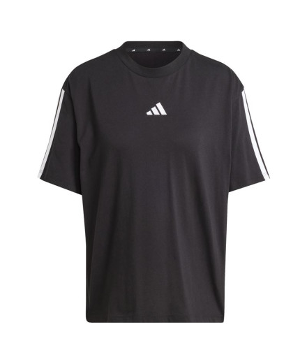 Camiseta adidas 3Bandas Bf Mujer Negro/Blanco