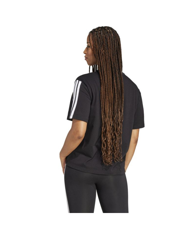 T-shirt adidas Femme 3Bandas Bf Noir/Blanc