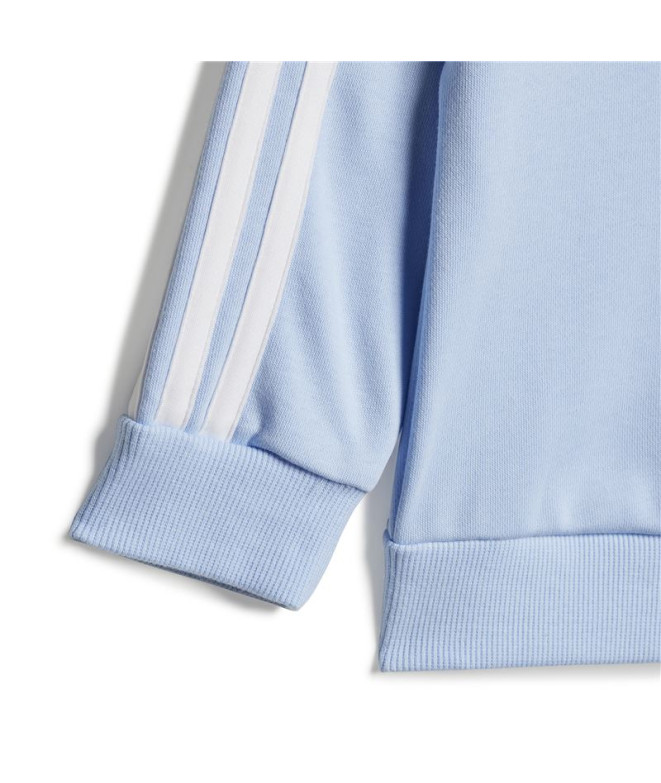 Conjunto adidas 3 Bandas French Terry Jog Bebês...
