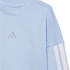 Calça adidas French Terry Bebês I 3-Band Jog 240 Azul/branco