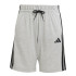 Calça adidas Infantil 3 Bandas Kn Sh 210 Cinzento/Preto