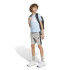 Calça adidas Infantil 3 Bandas Kn Sh 210 Cinzento/Preto
