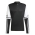 Camiseta Futebol adidas Top Homem da Squadra25 Tr Preto/Branco