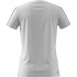 Camiseta Fitness adidas Menina de Jg Tr-Es 3Bandas Branco/Preto