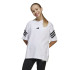 Camiseta adidas Infantil Future Icons 3Bandas Branco/Preto