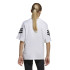 Camiseta adidas Infantil Future Icons 3Bandas Branco/Preto