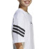 Camiseta adidas Infantil Future Icons 3Bandas Branco/Preto