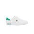 Sapatilhas Lacoste Infantil Powercourt 224 1 Suj Branco/Verde