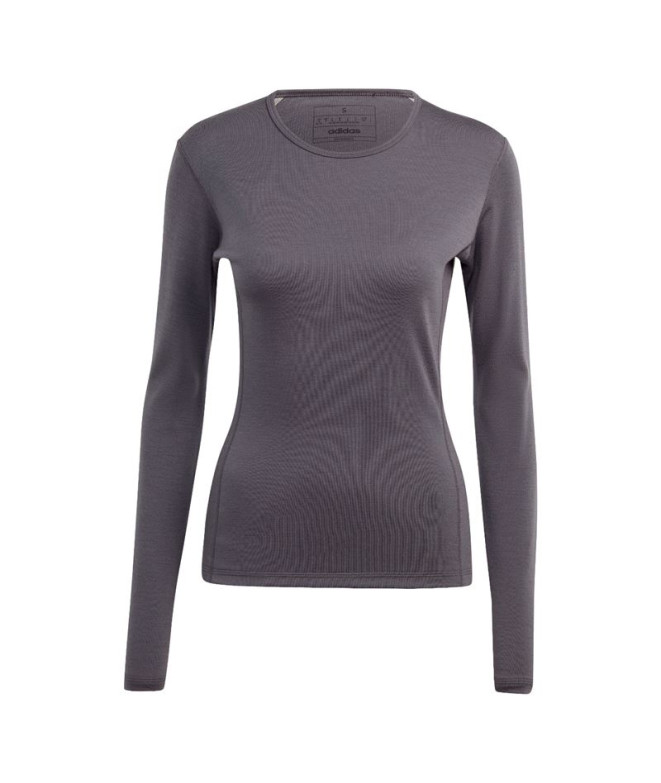 Camiseta Montanha adidas Mulher de Xpr Mer260 Ls Cinzento