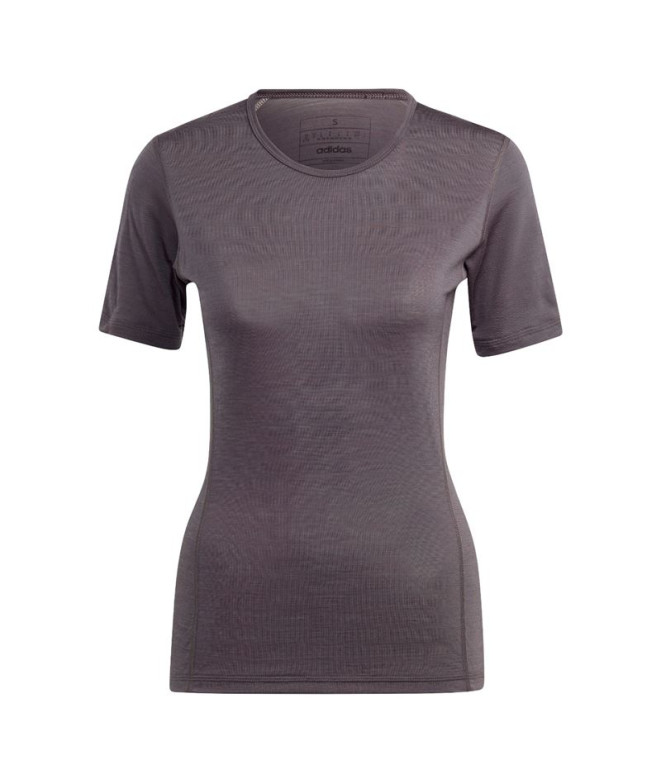 Camiseta Montanha adidas Mulher de Xpr Mer150 Ss Cinzento