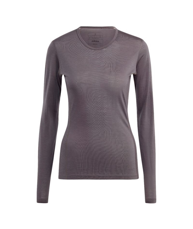 Camiseta de Montaña adidas Xpr Mer150 Ls Mujer Gris