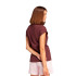 T-shirt adidas Femme Lin Sj Rubaur/Blanc