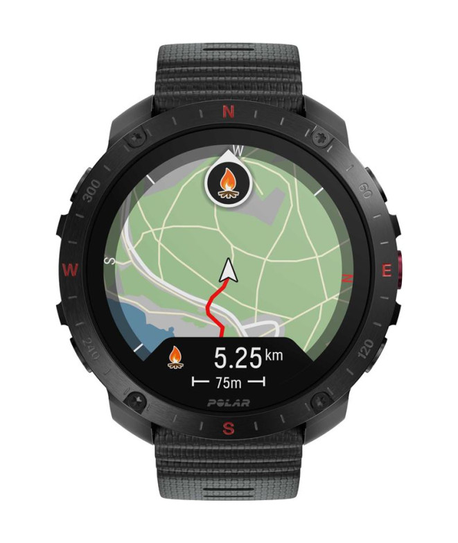 Reloj Polar Grit X2 Pro Hook&Loop Negro