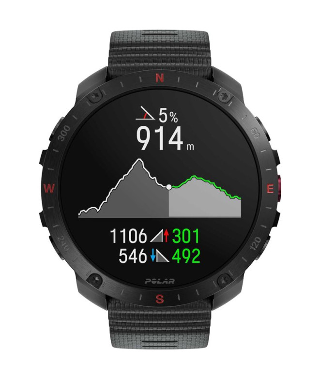 Reloj Polar Grit X2 Pro Hook&Loop Negro