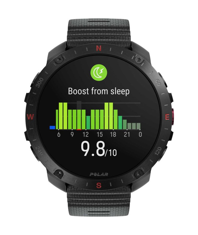 Reloj Polar Grit X2 Pro Hook&Loop Negro