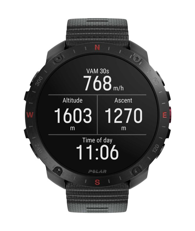 Relógio Polar Grit X2 Pro Hook&Loop Preto