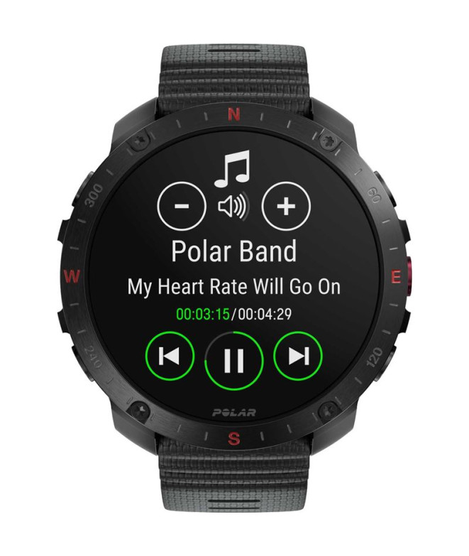Montre Polar Grit X2 Pro Hook&Loop Noir