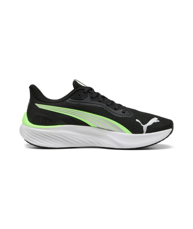 Chaussures Running Homme de Puma Pounce Li Black/Glare Green