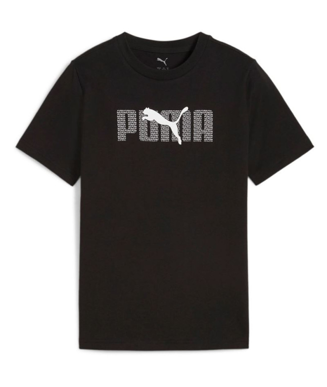 Camiseta Puma Essentials Logo Lab Tee B, Nergro Infantil