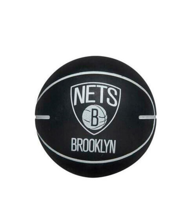 Balle basket-ball Wilson de Nba Dribbler Bskt Bro Nets Black