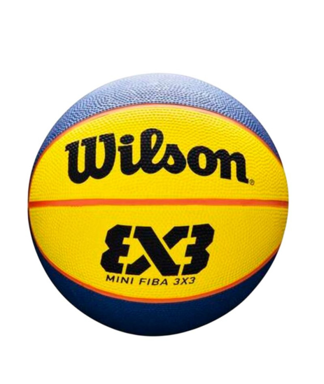 Balle basket-ball Wilson by Fiba 3X3 Mini Rubber Basketball Brown