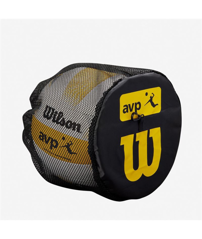 Bolsa de Voleibol Wilson Volleyball Single Ball Bag Avp Negro/Amarillo