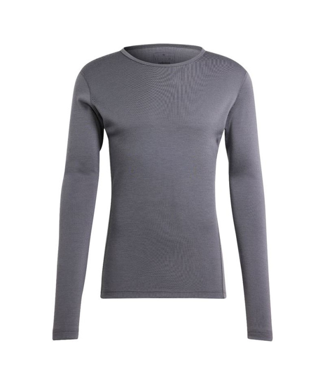 Camiseta de Montaña adidas Xpr Mer260 Ls Hombre Gris