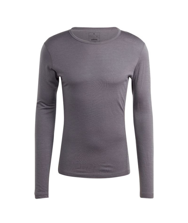 Camiseta de Montaña adidas Xpr Mer200 Ls Hombre Gris