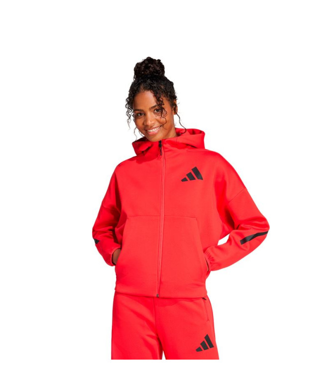 Sweat adidas Femme Z.N.E. Fz Rubpur