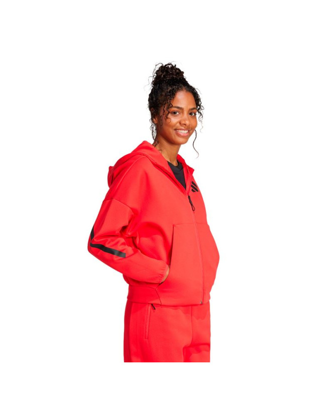 Sweat adidas Femme Z.N.E. Fz Rubpur