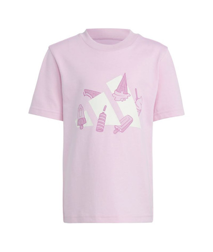 Camiseta adidas Lk Ice Infantil Rosa
