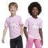 Camiseta adidas Infantil Lk Rosa gelo