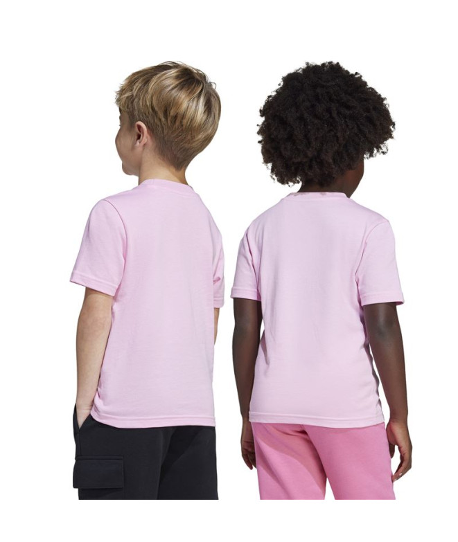 Camiseta adidas Infantil Lk Rosa gelo